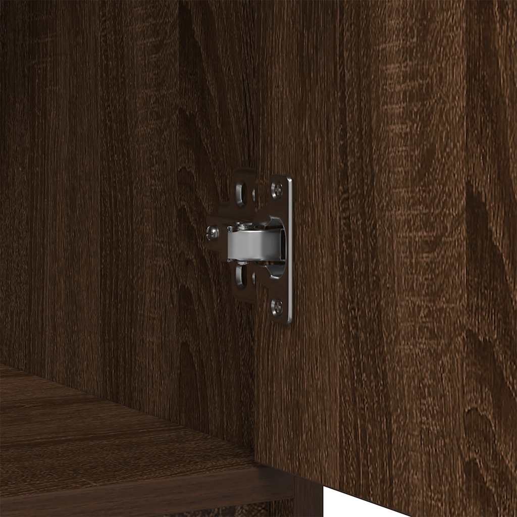 vidaXL Dressoir met lades deuren 70,5x34x74,5 cm sonoma eikenkleurig - Aashly