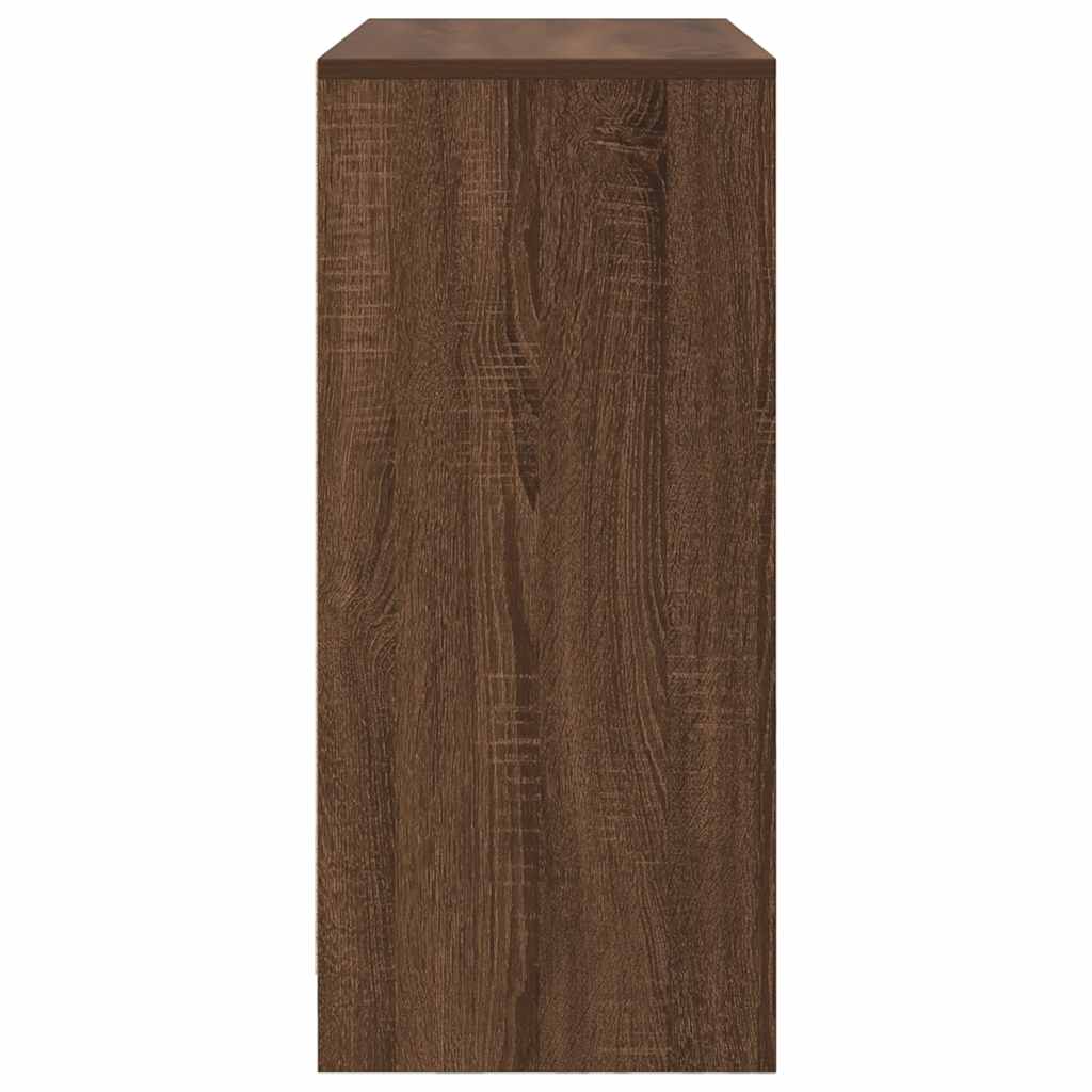 vidaXL Dressoir met lades deuren 70,5x34x74,5 cm sonoma eikenkleurig - Aashly