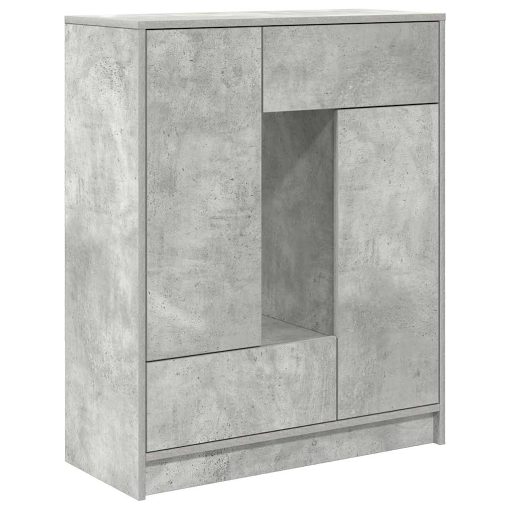 vidaXL Dressoir met lades en deuren 73x31x90 cm oud hout - Aashly