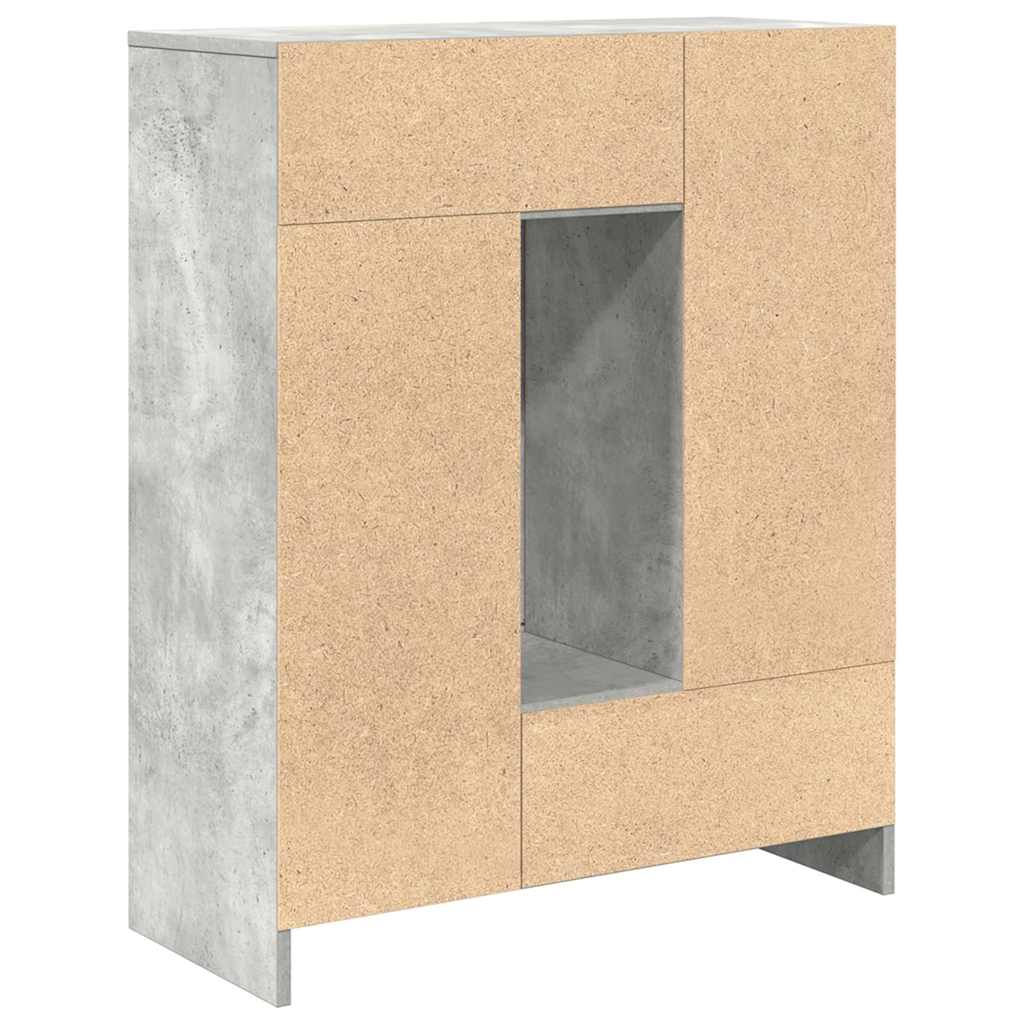 vidaXL Dressoir met lades en deuren 73x31x90 cm oud hout - Aashly