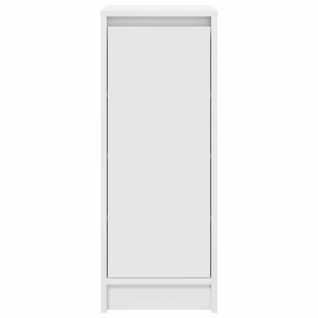 vidaXL Schoenenkast 29,5x34x76 cm bewerkt hout wit