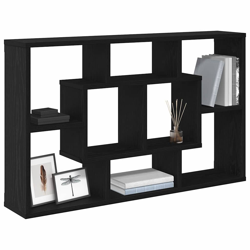 vidaXL Wandschap 85x16x52,5 cm bewerkt hout betongrijs