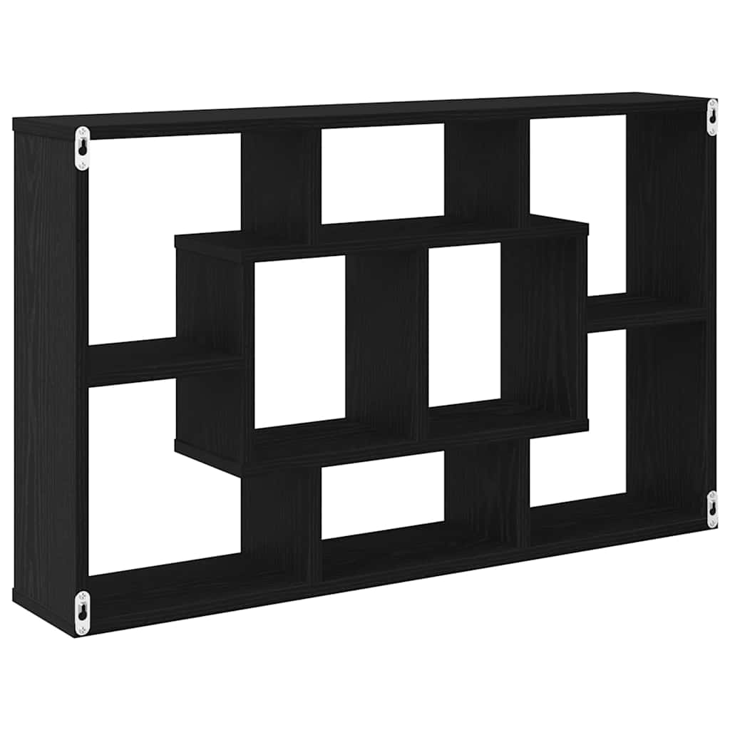 vidaXL Wandschap 85x16x52,5 cm bewerkt hout betongrijs