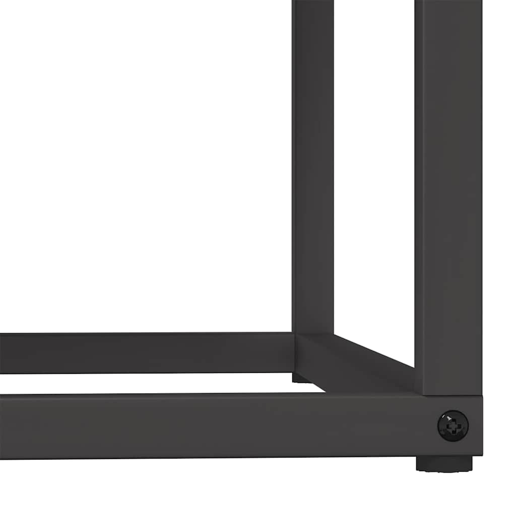vidaXL Brandhoutrek 69,5x35x81 cm koudgewalst staal antracietkleurig - Aashly