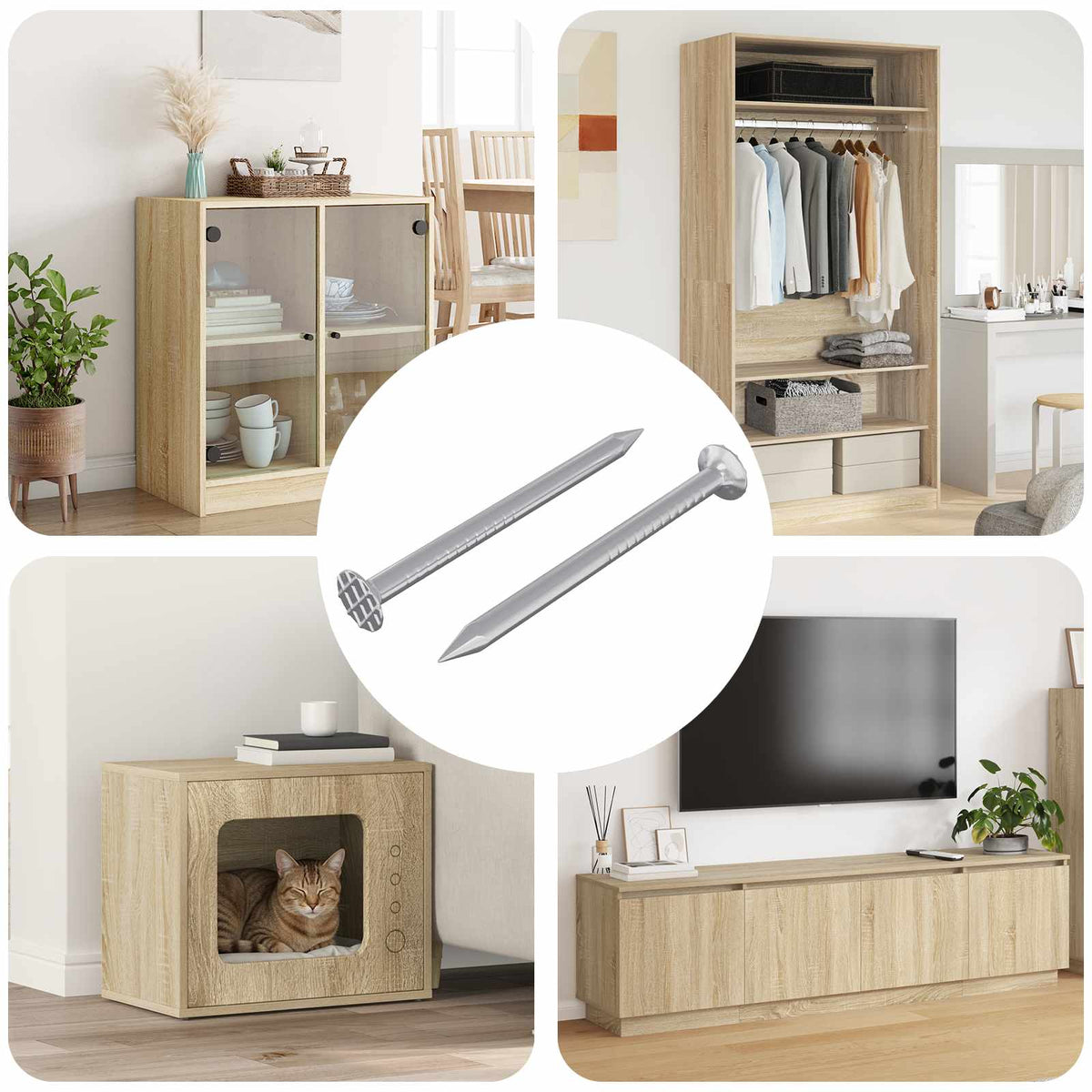 Hardware>Bouwbeslag>Bevestigingsmaterialen>Spijkers