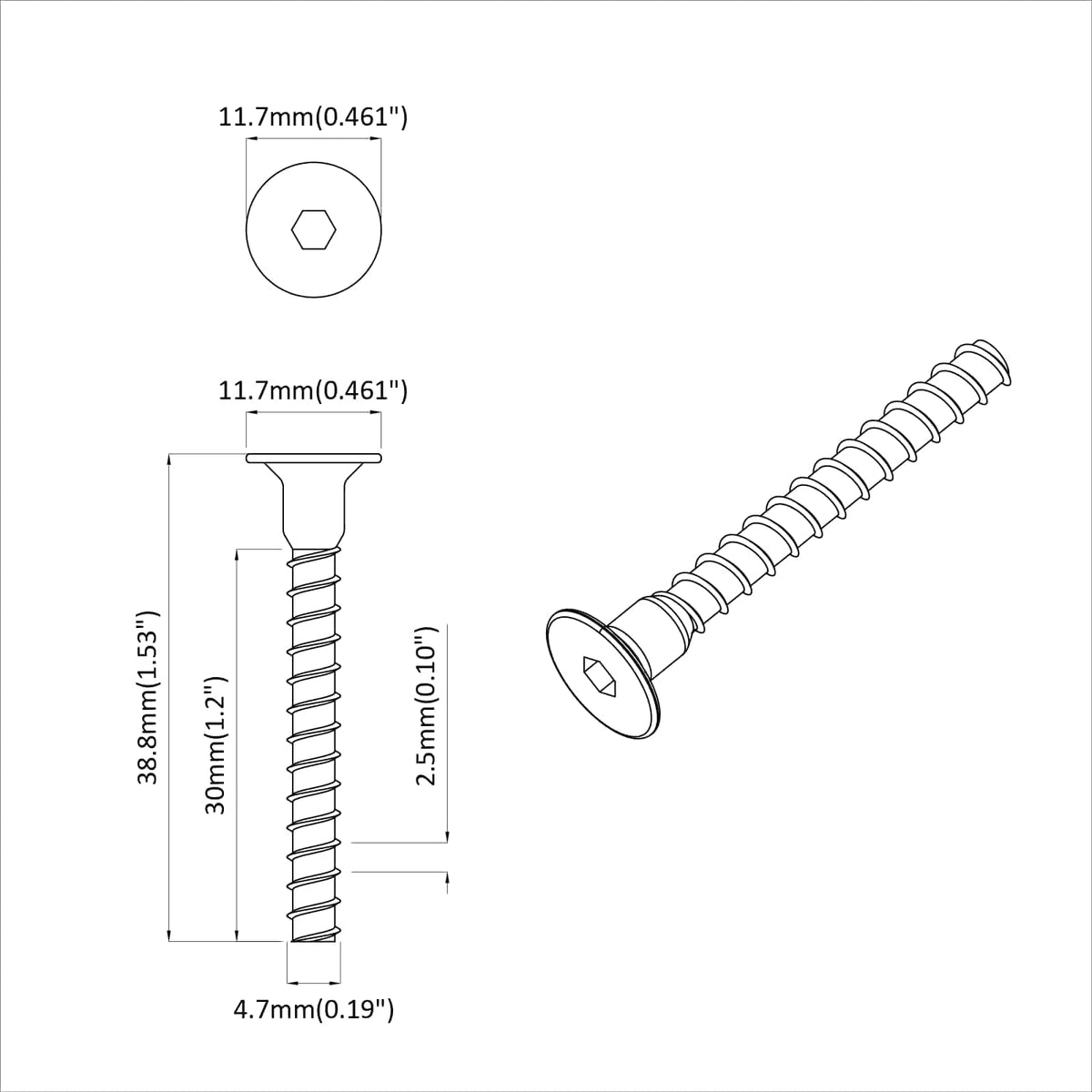 vidaXL Socket cap head schroef 2 pcs Zwart M5 x 40 mm IJzer