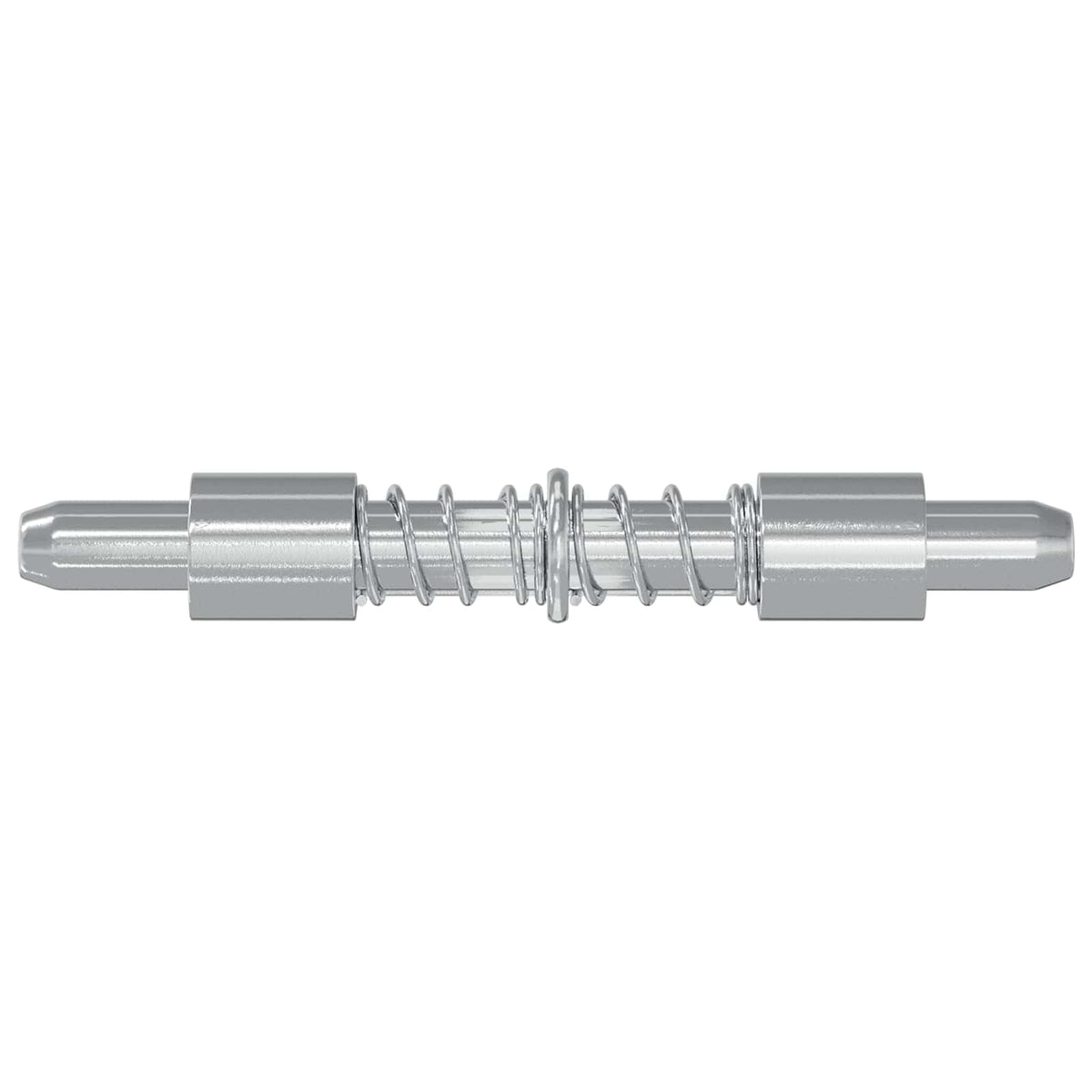 vidaXL Latch 2 pcs Zilver 46 x 17 x 1,2 mm Staal
