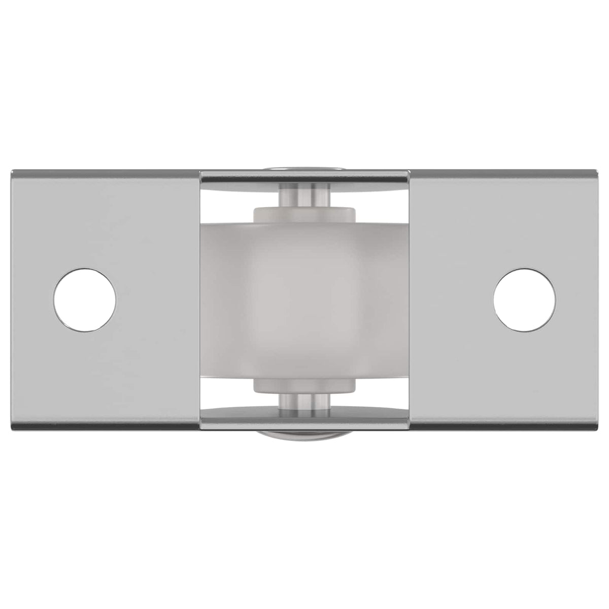 vidaXL Caster 2 pcs Wit 42 x 11,5 x 29 mm IJzer