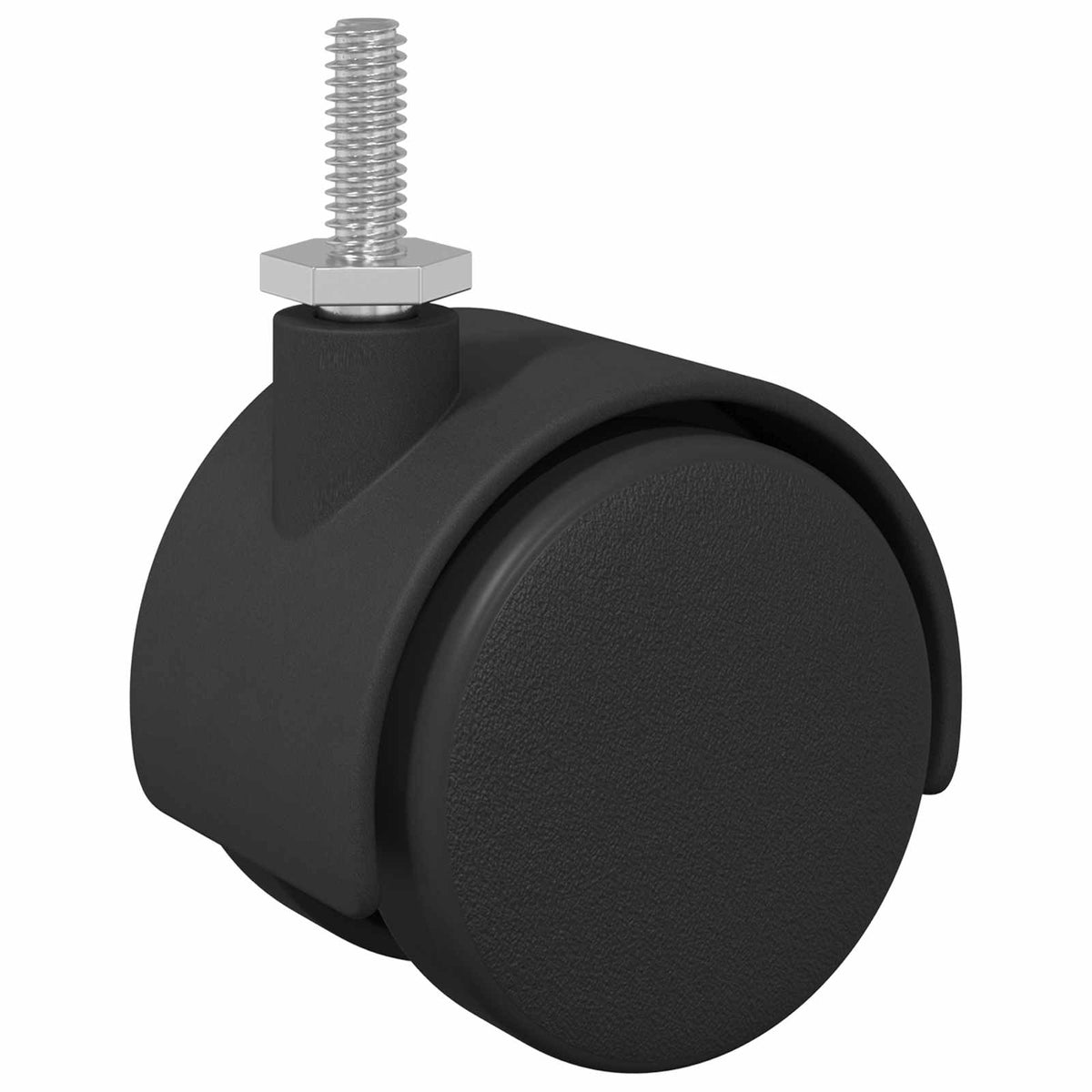 vidaXL Wielen 2 pcs Zwart 40,1 x 40,1 x 37,8 mm PP en IJzer
