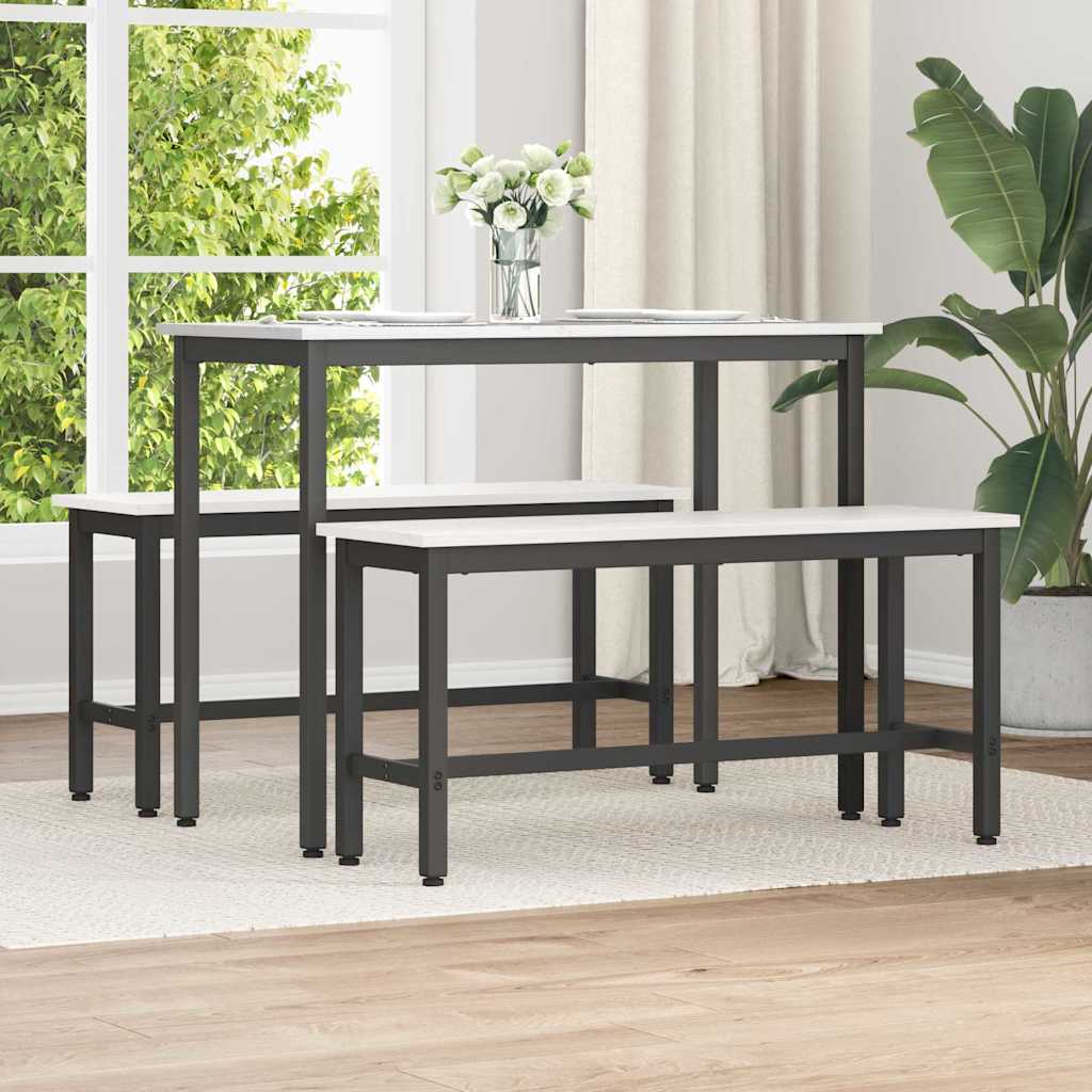 vidaXL Eetbank Naturel 100 x 32,5 x 49 cm Massief grenenhout