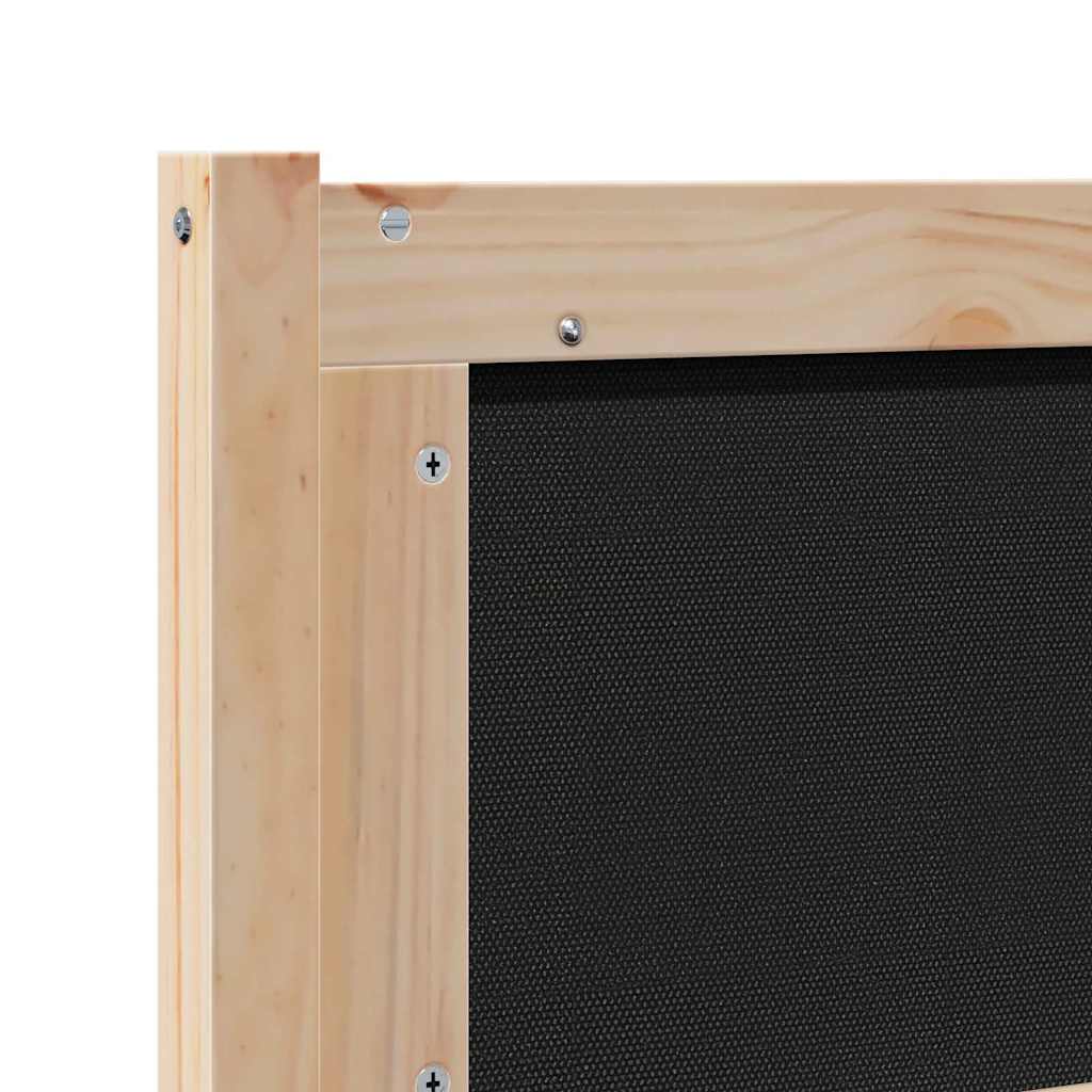 vidaXL Hoofdbord Anders Bruin 200 cm Massief grenenhout