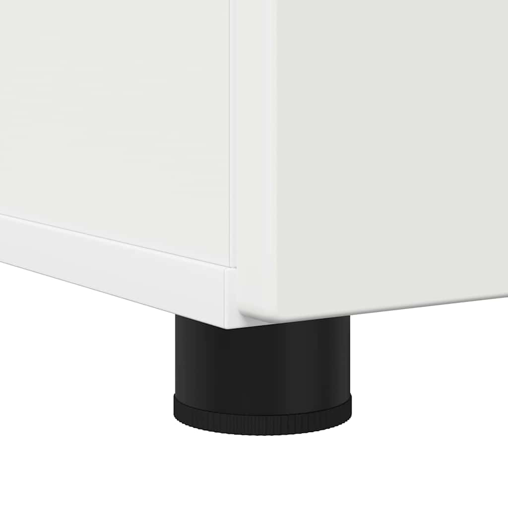 vidaXL Badkamer Kast met lade Wit 76,5 x 35 x 64 cm Bewerkt hout