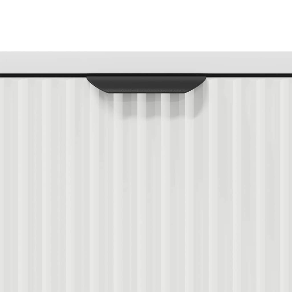vidaXL Dressoir met lade Wit 79.5 x 33 x 82 cm Bewerkt hout