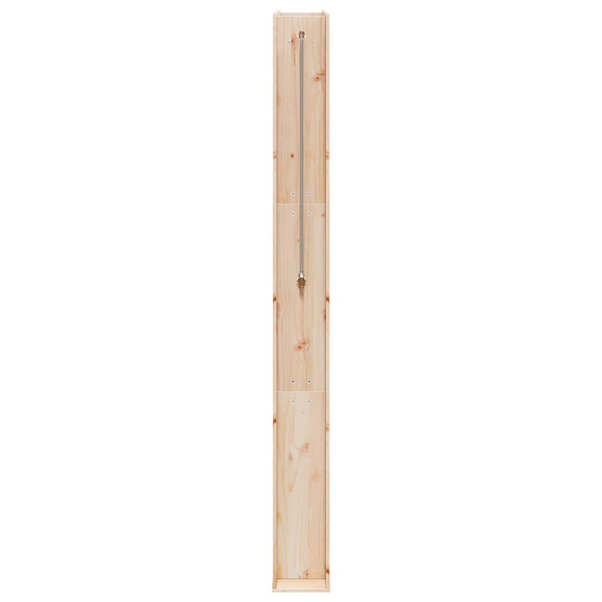 vidaXL Buitendouche Naturel 137 x 23 x 226 cm Massief grenenhout