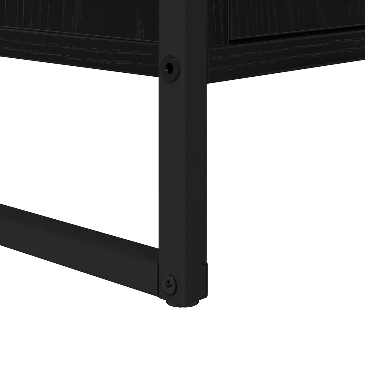 vidaXL Badkamer Kast Zwart Eiken 90 x 30 x 60 cm Bewerkt hout