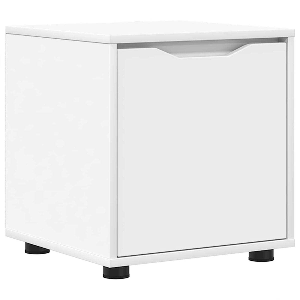 vidaXL Badkamer Kast Wit 40,5 x 40 x 44 cm Bewerkt hout