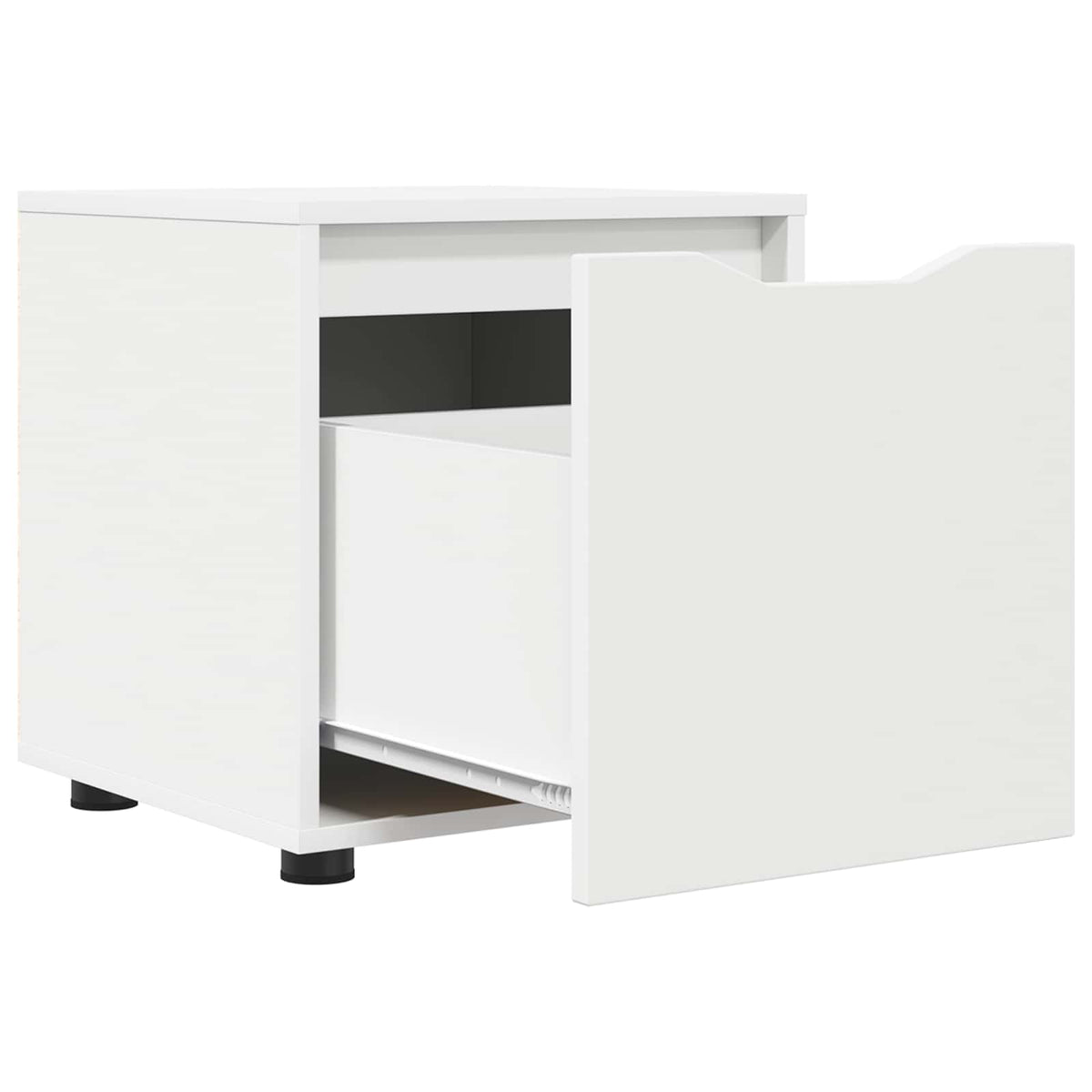 vidaXL Badkamer Kast Wit 40,5 x 40 x 44 cm Bewerkt hout