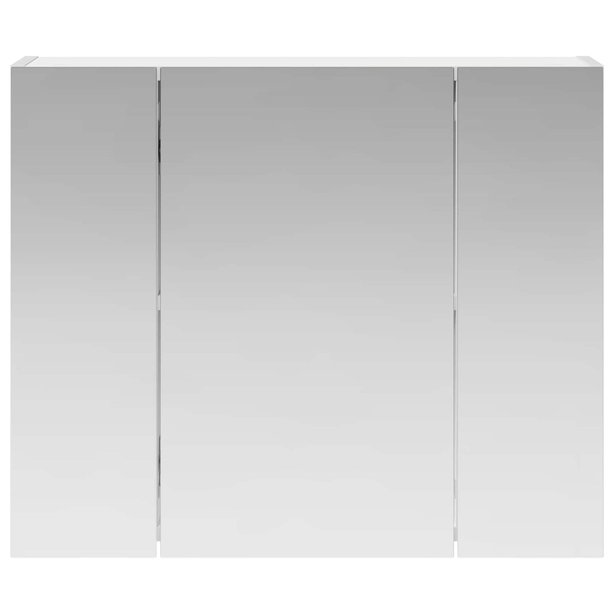 vidaXL Badkamer spiegelkast voor Wit 60 x 14,5 x 50 cm Bewerkt hout