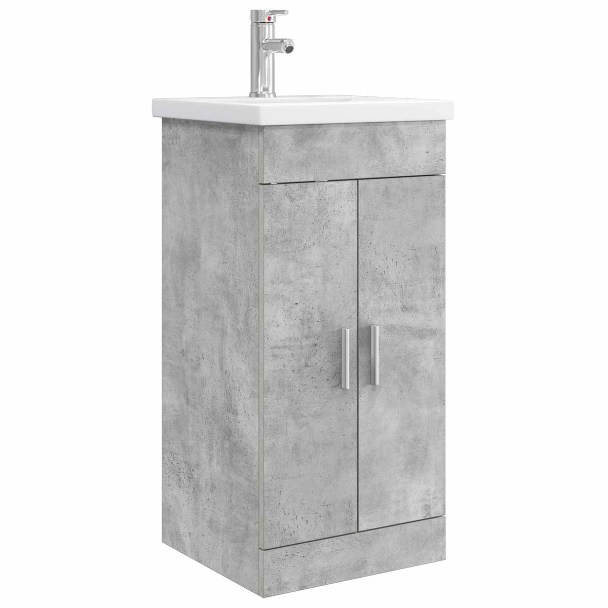 vidaXL Badkamermeubelset Wit 61 x 40 x 84,5 cm Bewerkt hout