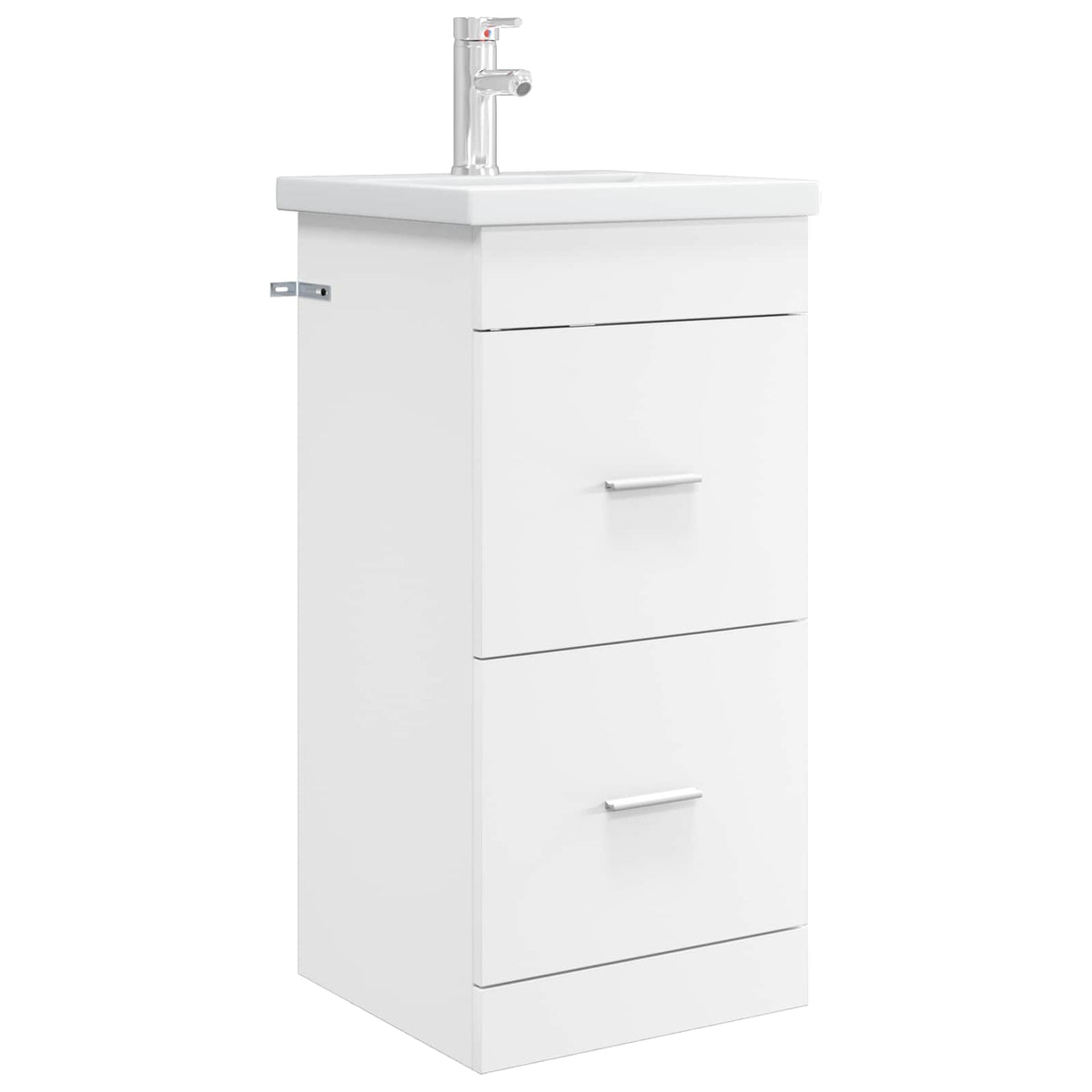 vidaXL Badkamermeubelset Wit 61 x 40 x 84,5 cm Bewerkt hout