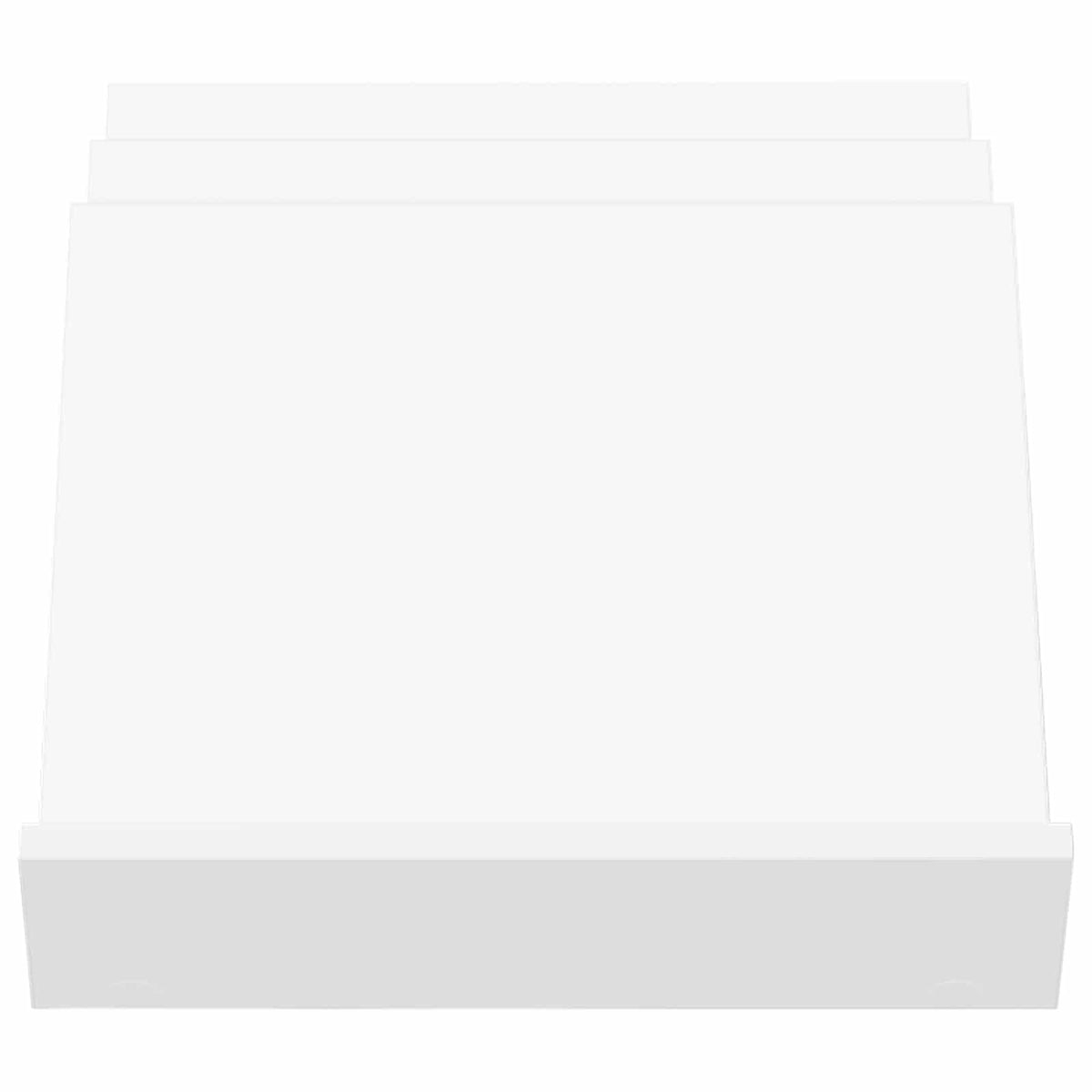 vidaXL Bijzetkast met plank Wit 57,5 x 40 x 42 cm Bewerkt hout