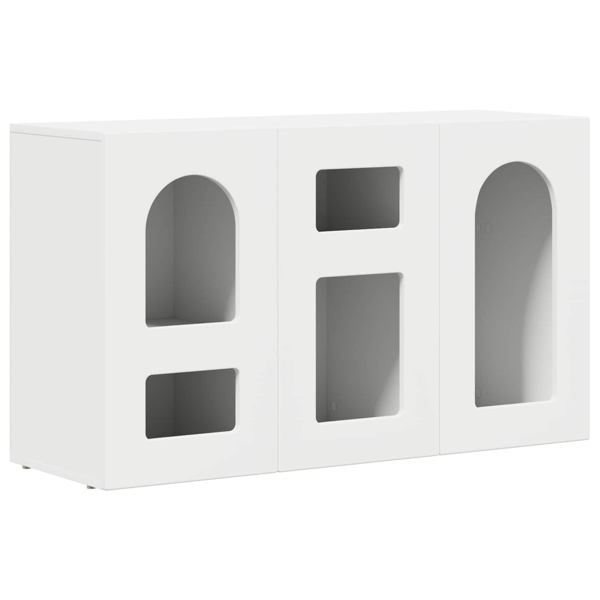 vidaXL Dressoir Wit 100 x 35 x 59 cm Bewerkt hout