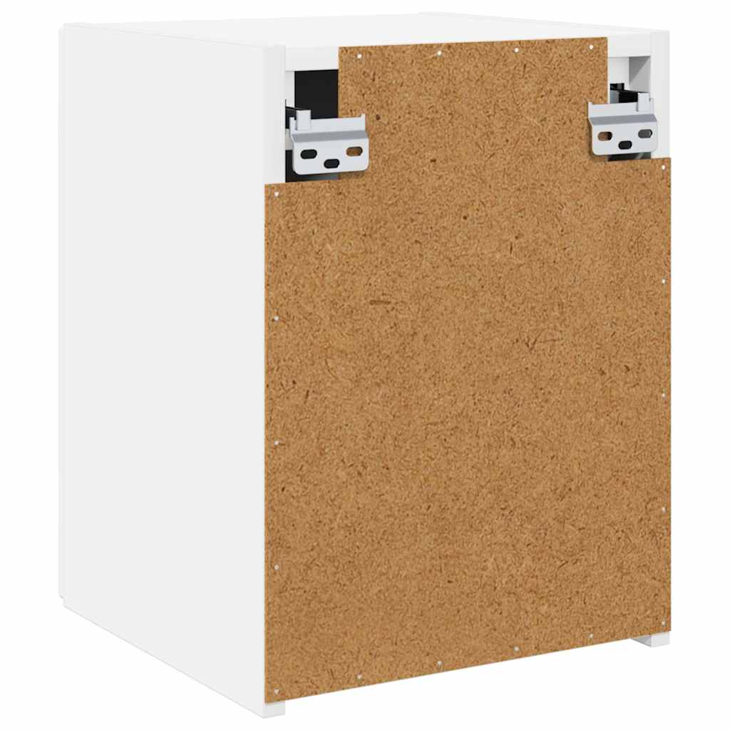 vidaXL TV Wandkast Wandgemonteerd Wit 30 x 31 x 40 cm Bewerkt hout