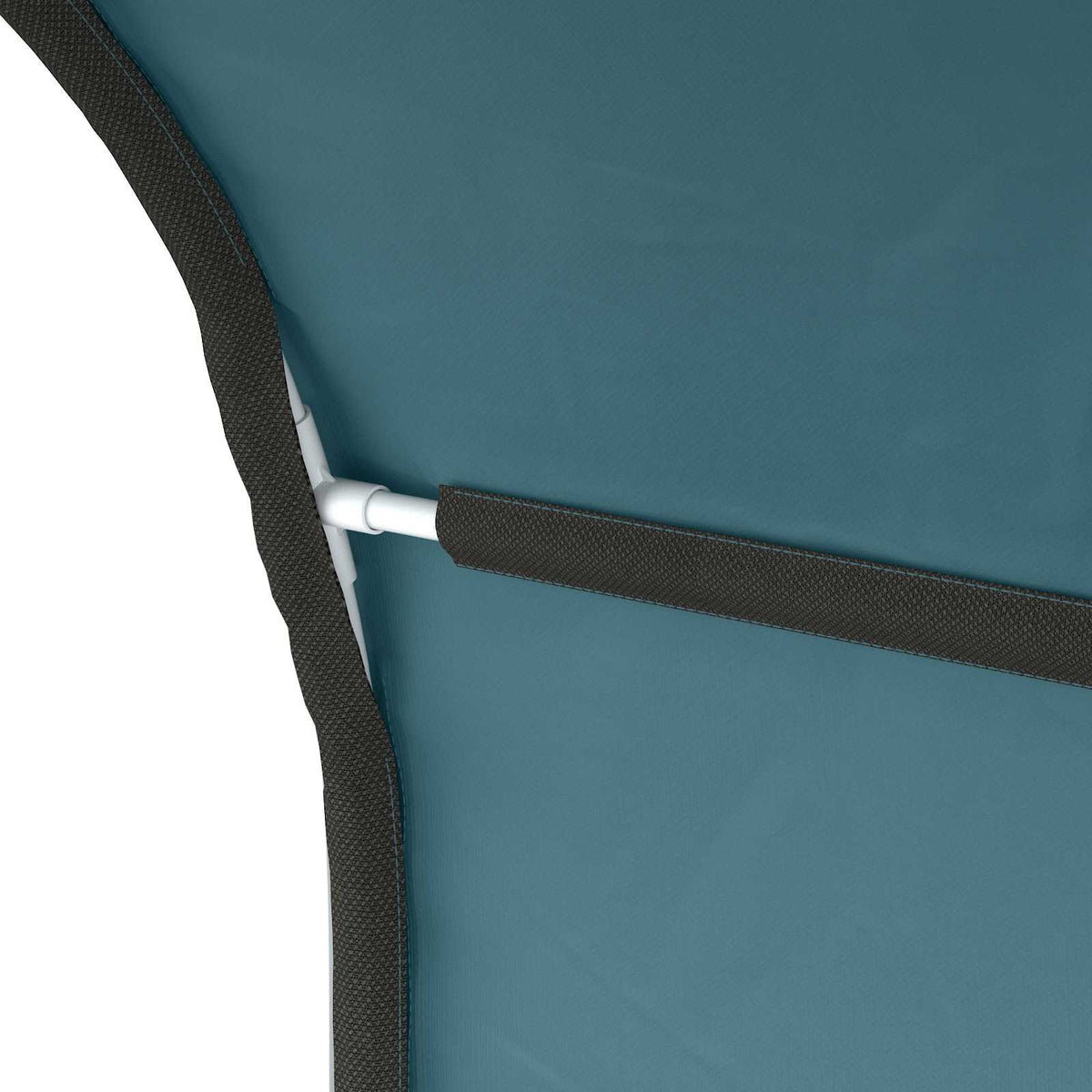 vidaXL Bedtunnel 2 pcs Lichtblauw 211 x 52,5 x 2 cm Polyester