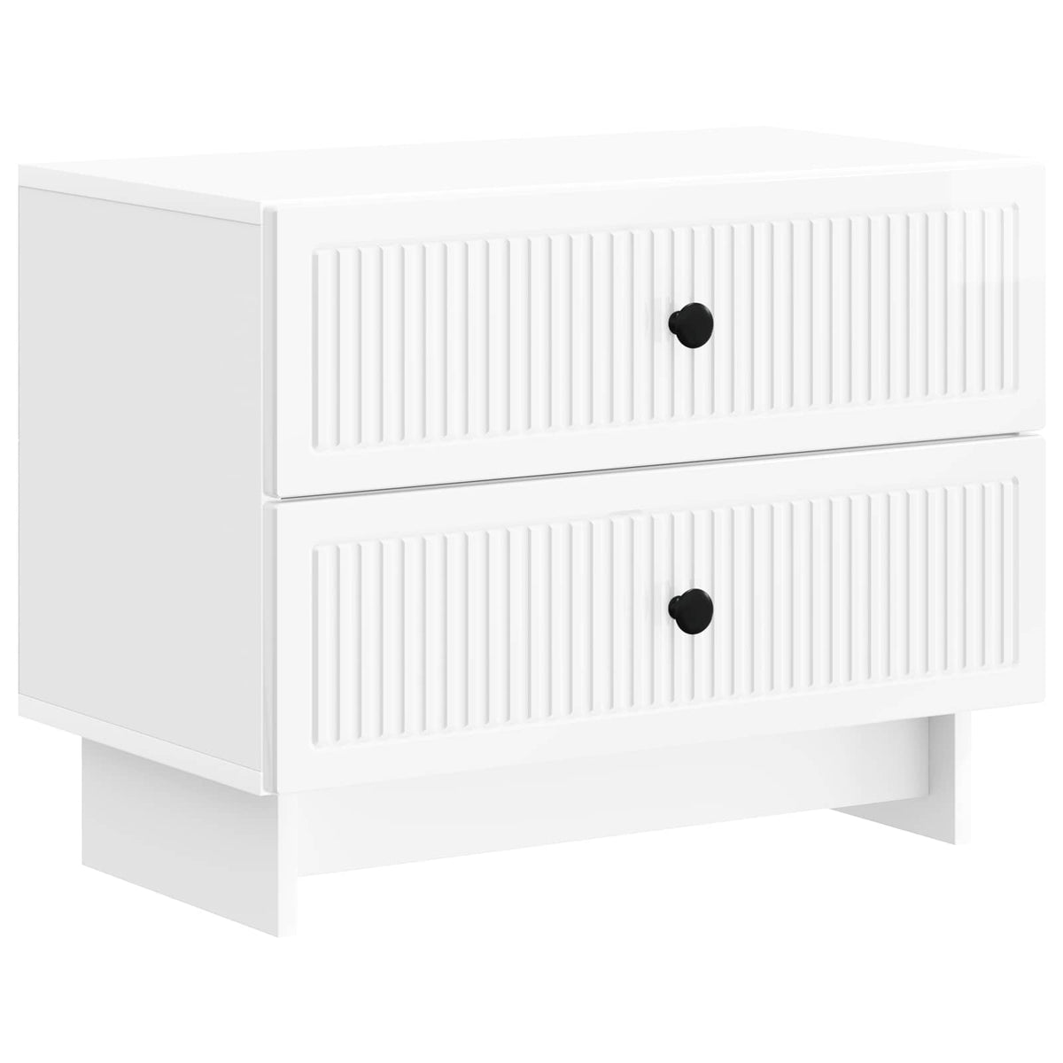 vidaXL Nachtkastje met lade Zwart 62 x 34,5 x 47,5 cm Bewerkt hout
