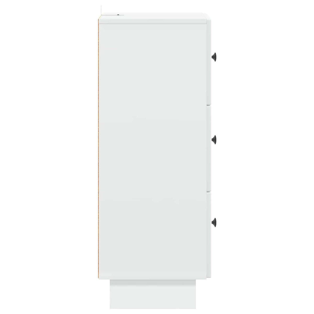 vidaXL Ladenkast Zwart 33 x 34,5 x 90 cm Bewerkt hout