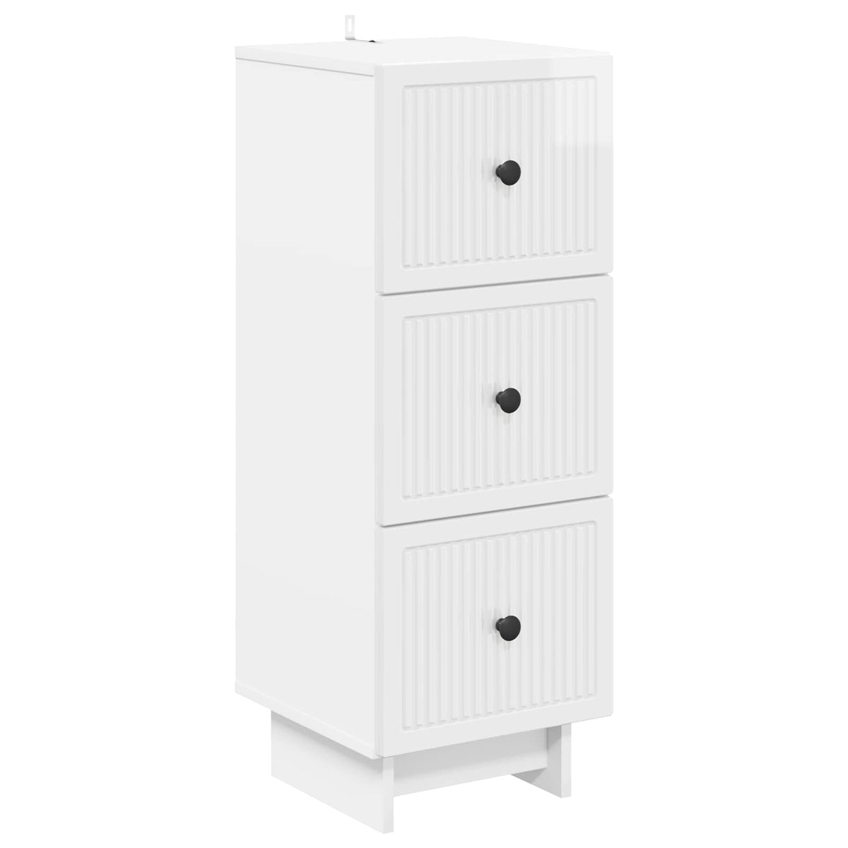 vidaXL Ladenkast Zwart 33 x 34,5 x 90 cm Bewerkt hout