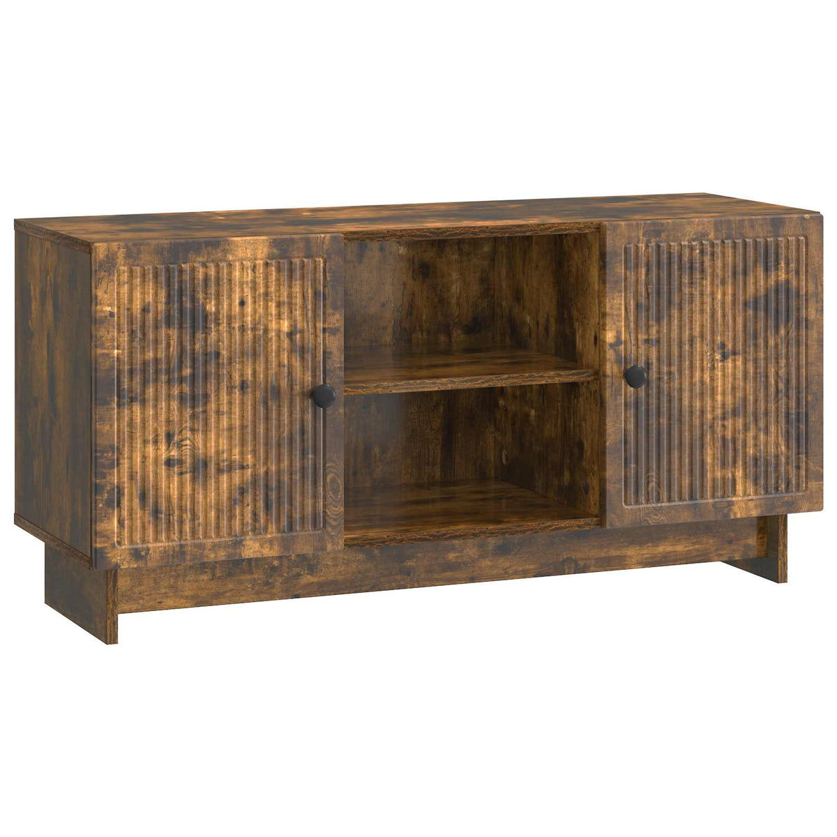 vidaXL TV-kast Zwart 102 x 34,5 x 50 cm Bewerkt hout