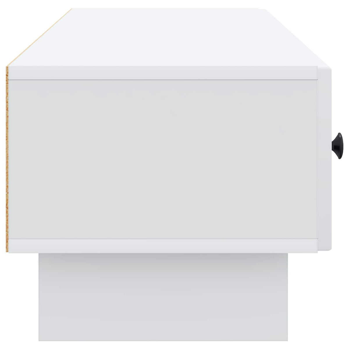 vidaXL TV-kast met lade Zwart 147 x 34,5 x 30 cm Bewerkt hout