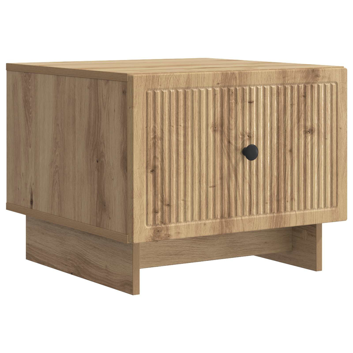 vidaXL Salontafel met lade Zwart 49 x 50 x 40 cm Bewerkt hout