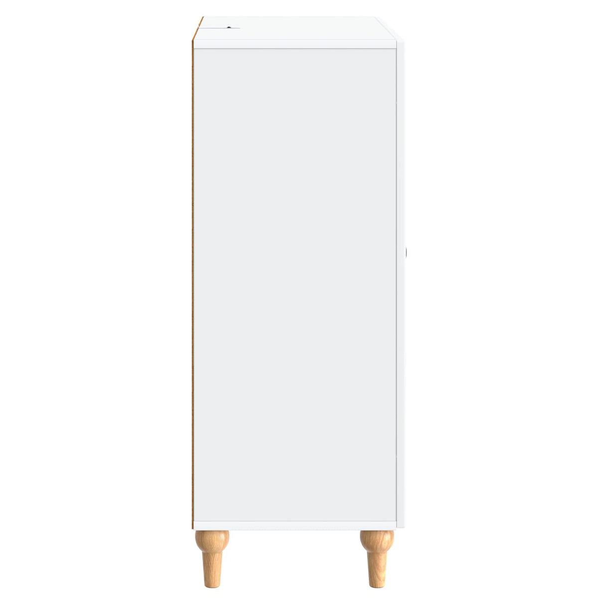 vidaXL Dressoir met lade Zwart 66 x 34,5 x 90 cm Bewerkt hout