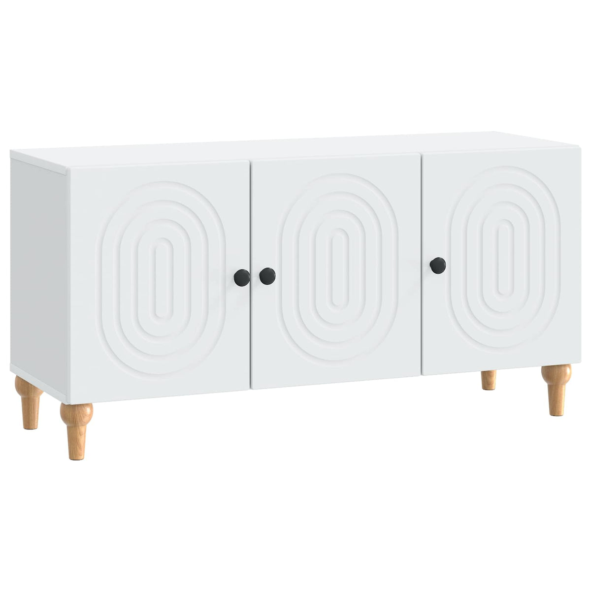 vidaXL TV-kast Zwart 99 x 34,5 x 50 cm Bewerkt hout