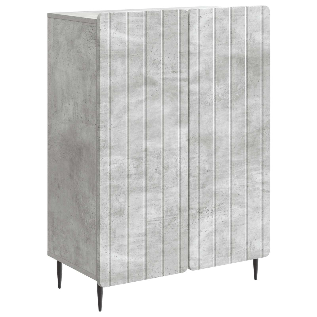 vidaXL Dressoir Zwart 66 x 34,5 x 92 cm Bewerkt hout