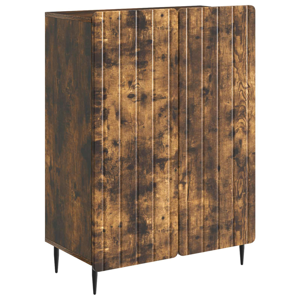 vidaXL Dressoir Zwart 66 x 34,5 x 92 cm Bewerkt hout