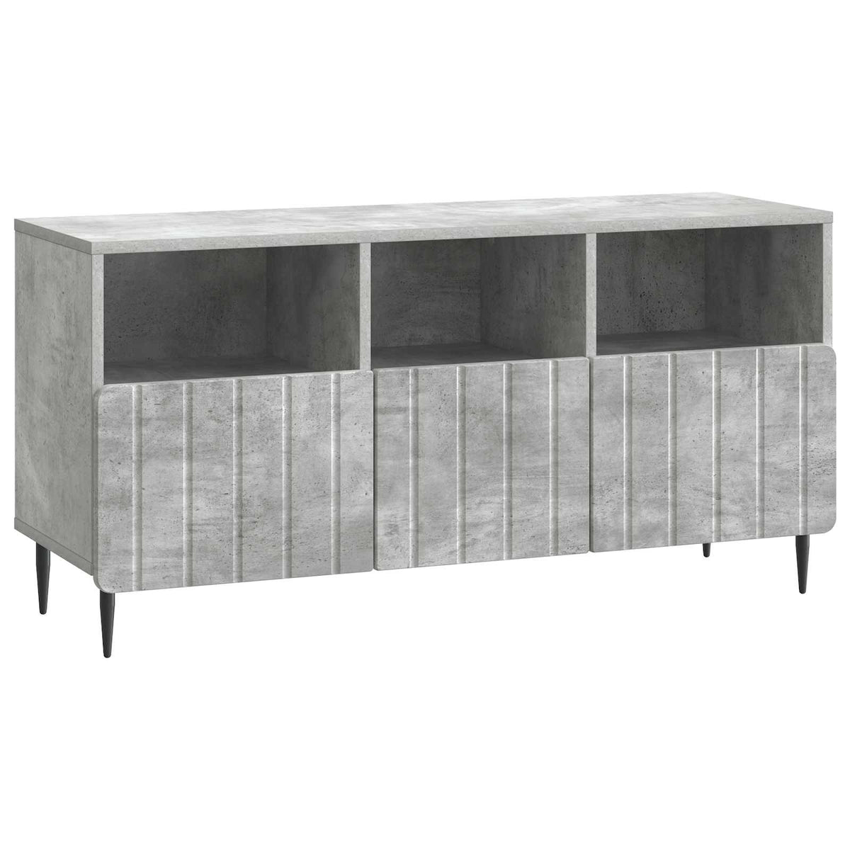 vidaXL TV-kast met lade Zwart 102 x 34,5 x 50 cm Bewerkt hout