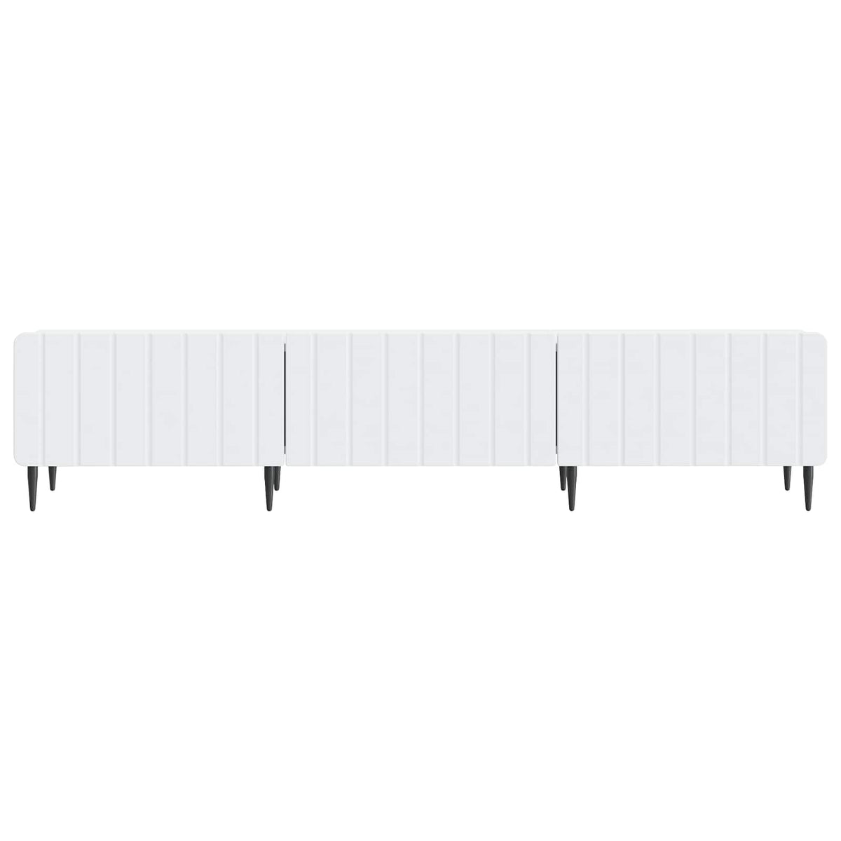 vidaXL TV-kast met lade Zwart 147 x 34,5 x 32 cm Bewerkt hout