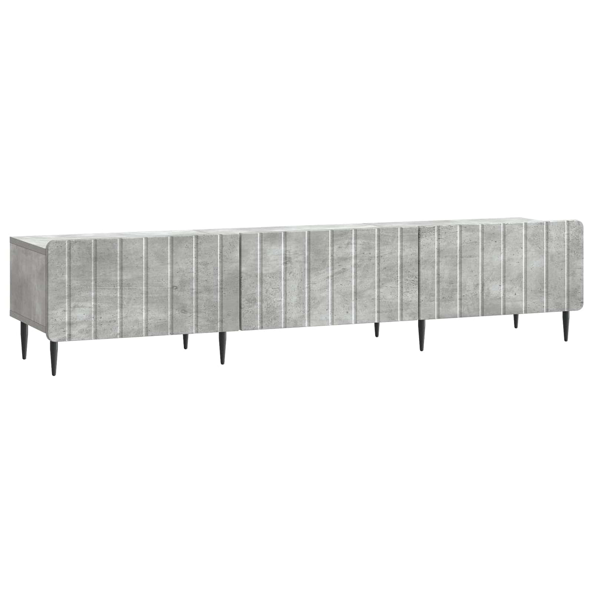 vidaXL TV-kast met lade Zwart 147 x 34,5 x 32 cm Bewerkt hout