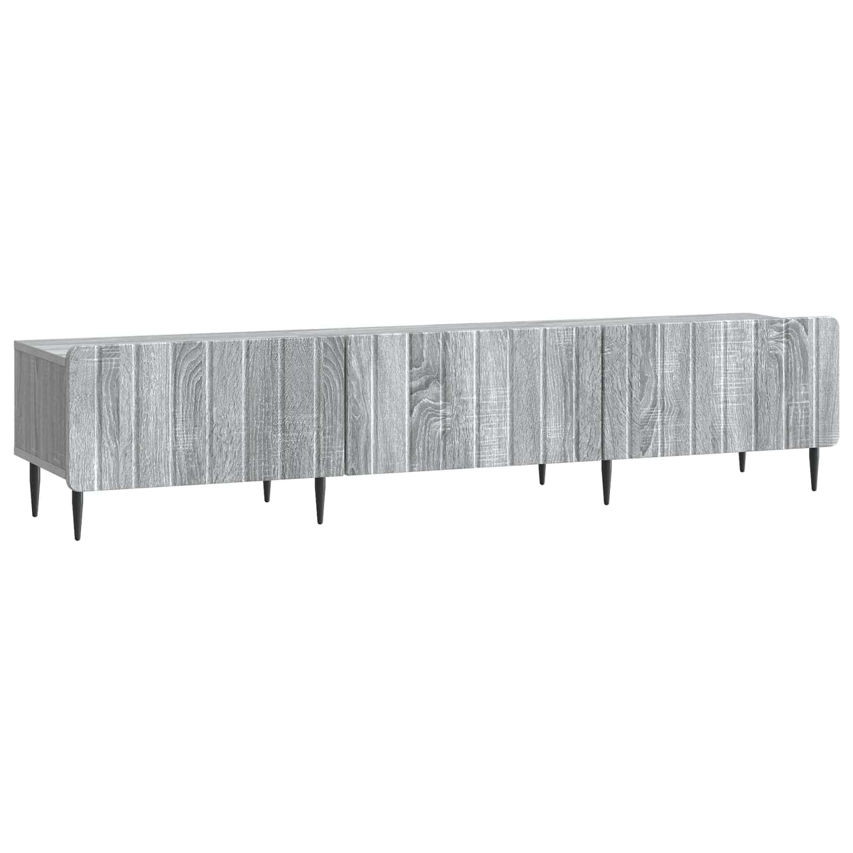 vidaXL TV-kast met lade Zwart 147 x 34,5 x 32 cm Bewerkt hout