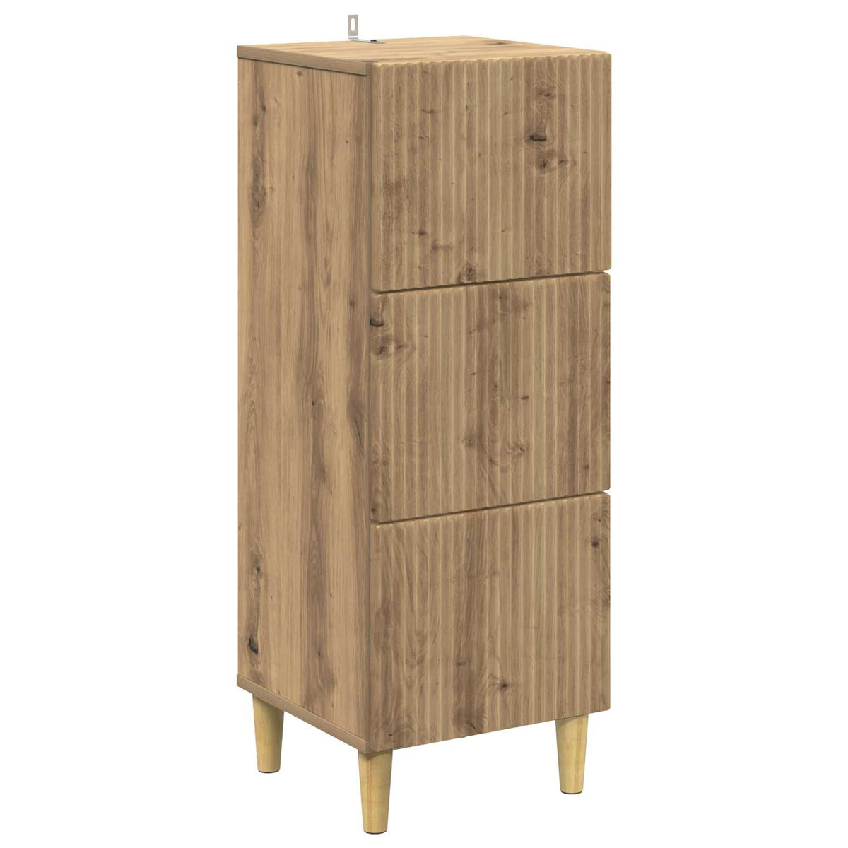 vidaXL Ladenkast Zwart 33 x 34,5 x 90 cm Bewerkt hout
