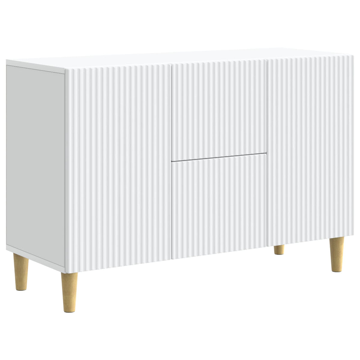 vidaXL Dressoir met lade Zwart 89 x 34,5 x 60 cm Bewerkt hout