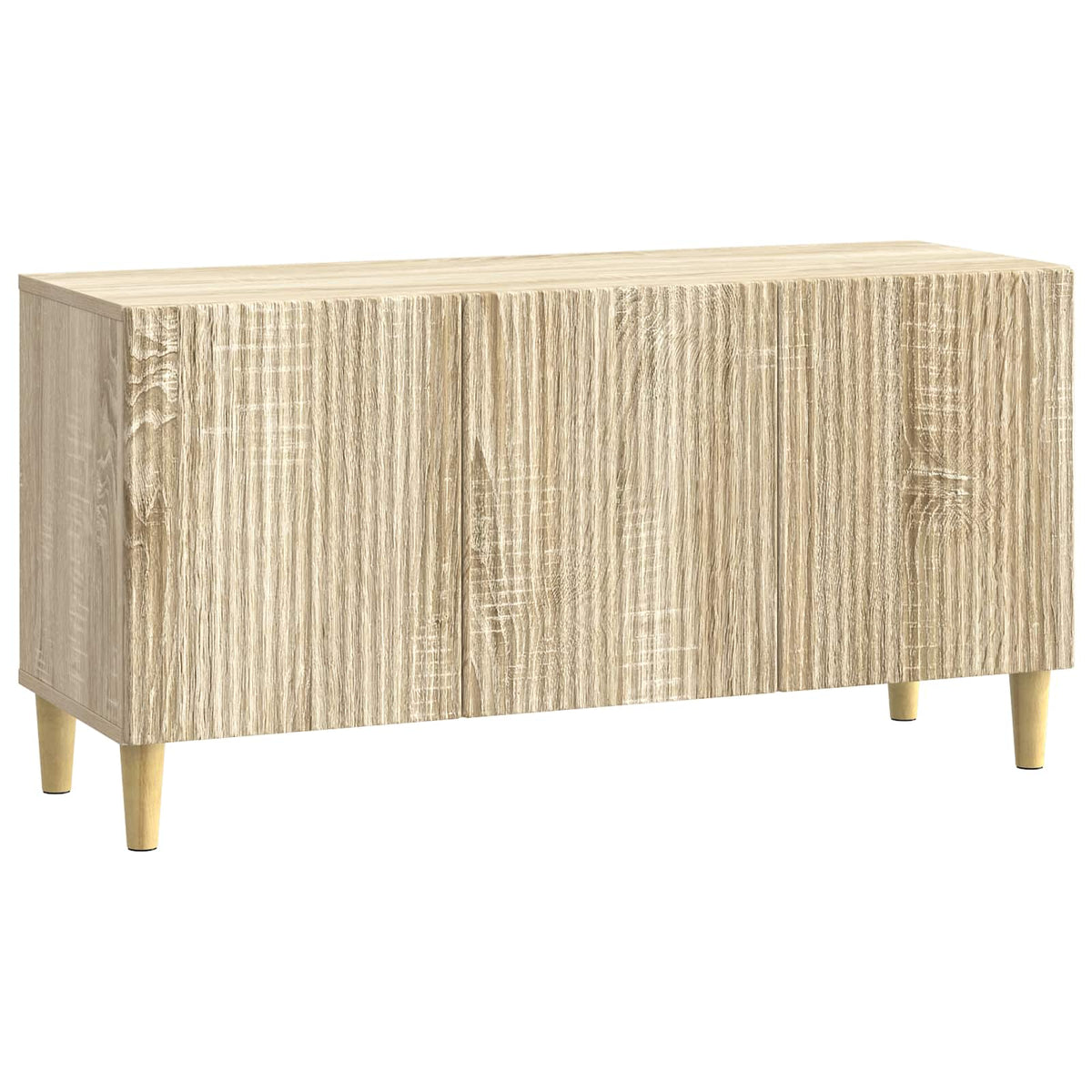 vidaXL TV-kast Zwart 99 x 34,5 x 50 cm Bewerkt hout