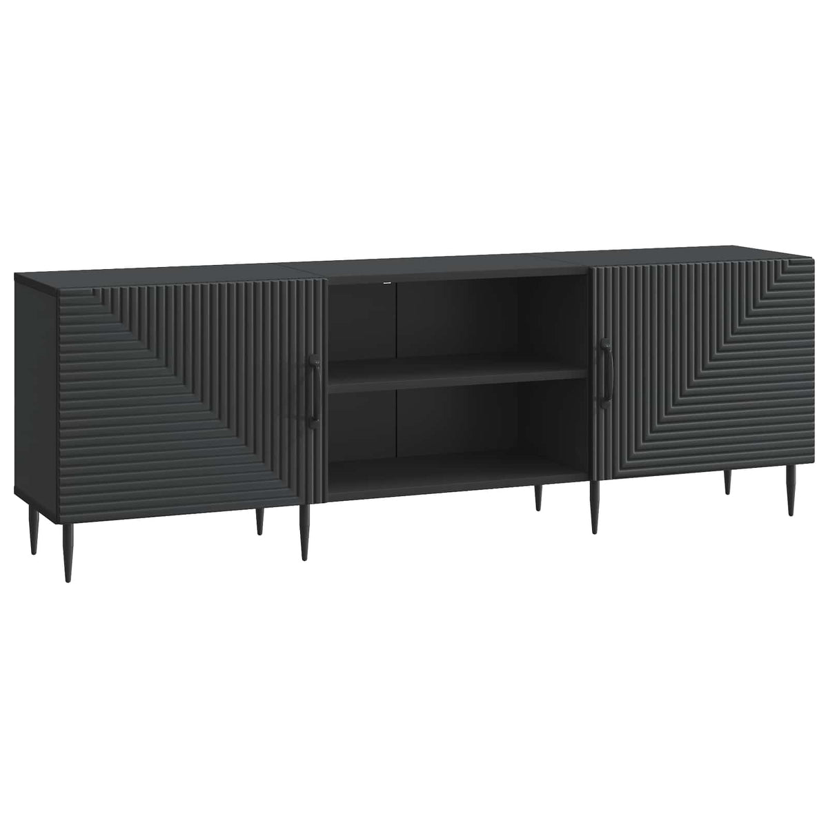 vidaXL TV-kast Wit 150 x 31 x 50 cm Bewerkt hout