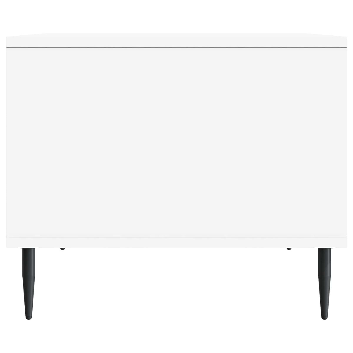 vidaXL Salontafel Zwart 90 x 50 x 40 cm Bewerkt hout