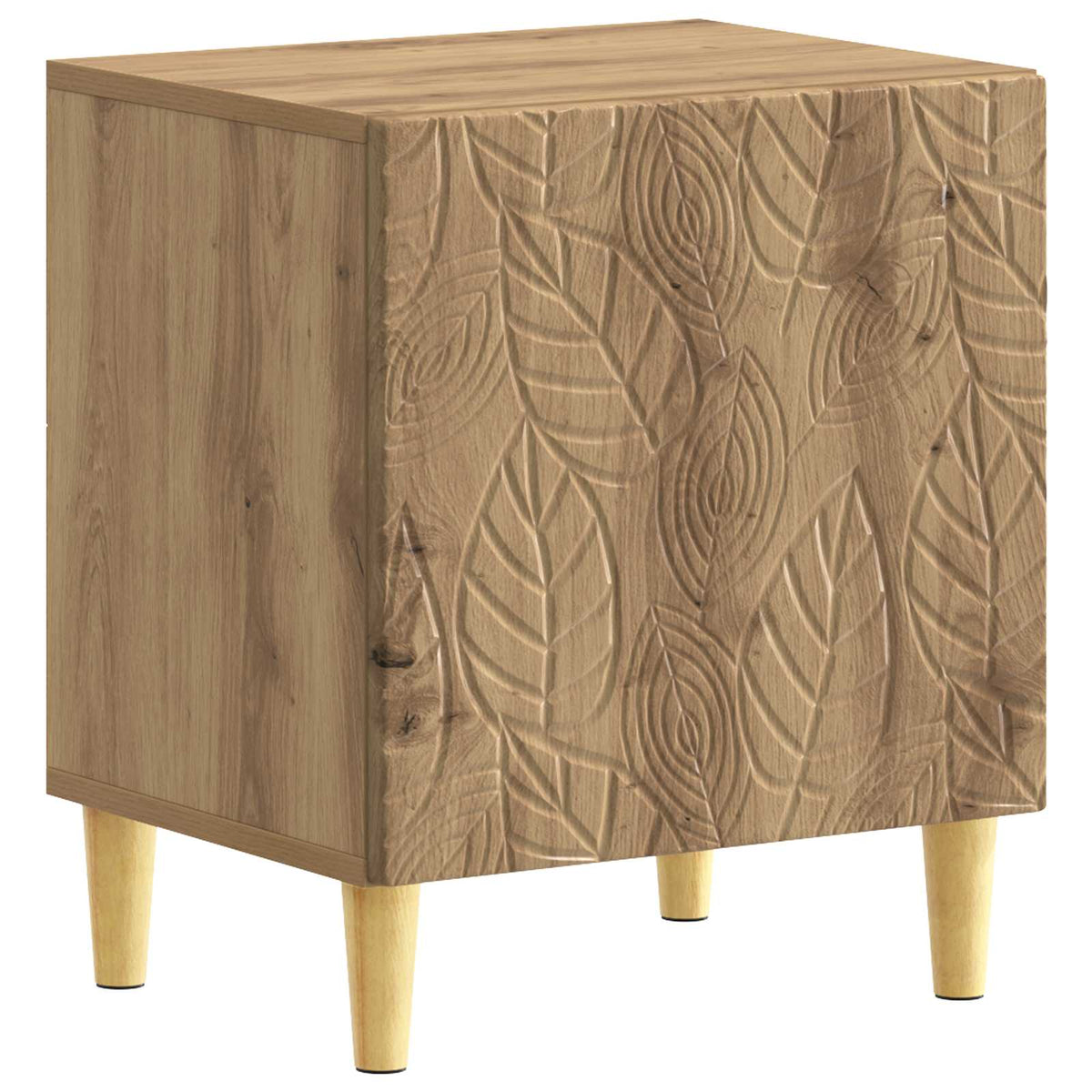 vidaXL Nachtkastje Wit 43 x 34,5 x 50 cm Bewerkt hout