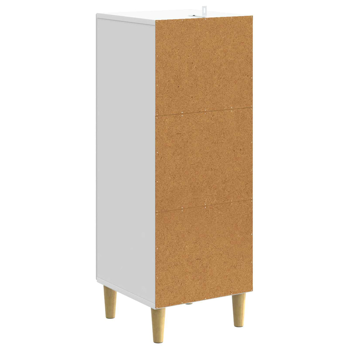 vidaXL Ladenkast Wit 33 x 34,5 x 90 cm Bewerkt hout