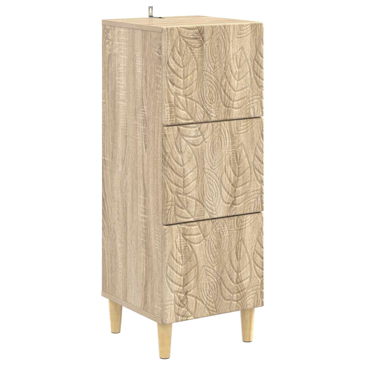vidaXL Ladenkast Wit 33 x 34,5 x 90 cm Bewerkt hout